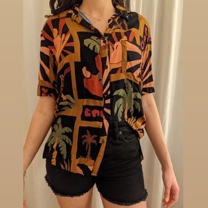 FARM RIO Casual Button Down Shirt